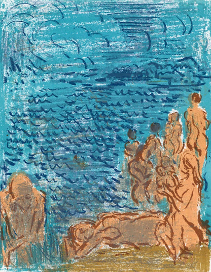 Andr Cottavoz, Composition, L'Odysse, Lithograph