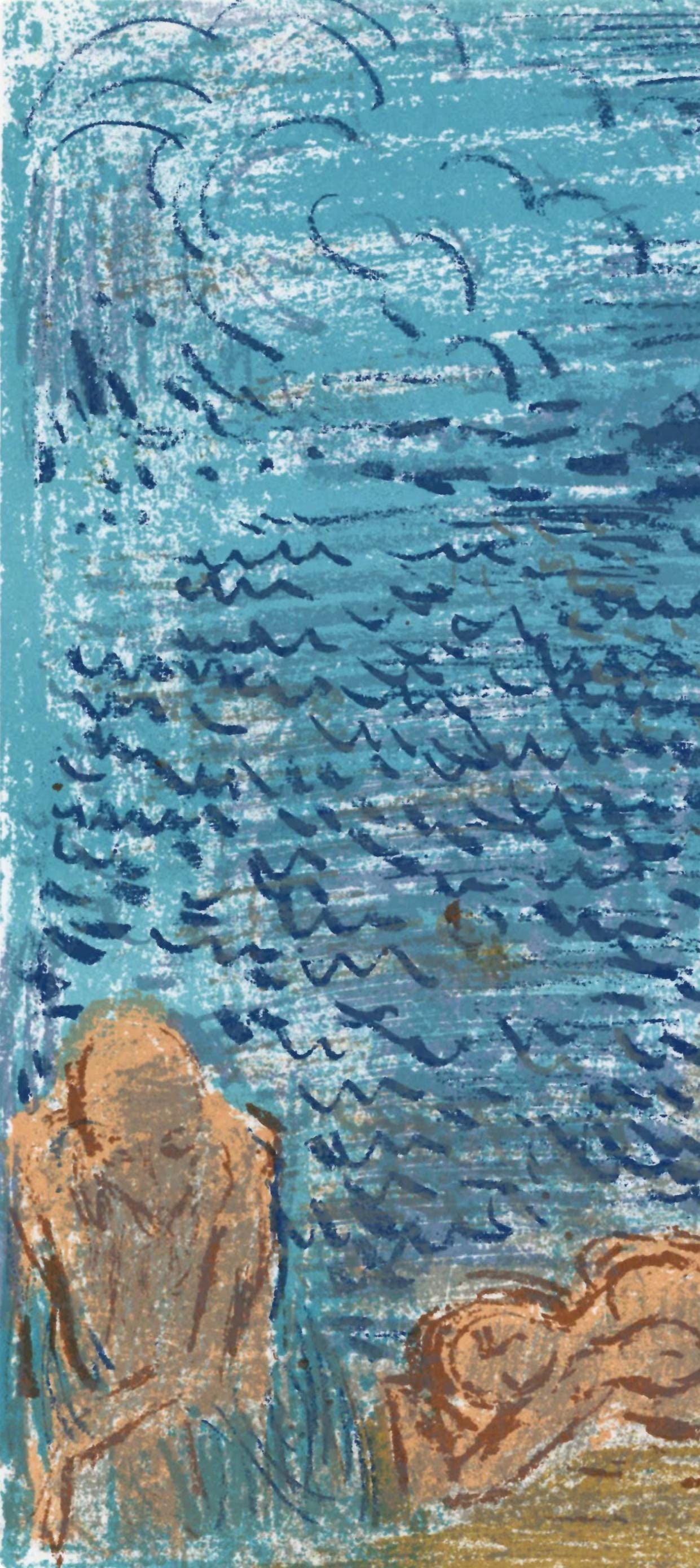 Andr Cottavoz, Composition, L'Odysse, Lithograph