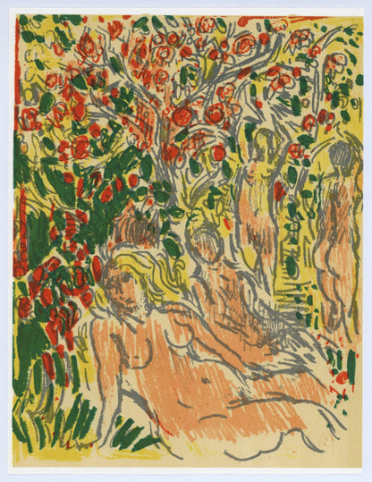 Andr Cottavoz, Composition, L'Odysse, Lithograph