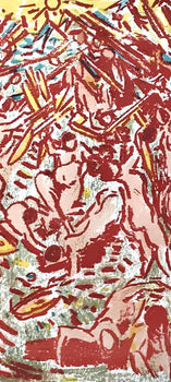 Andr Cottavoz, Composition, L'Odysse, Lithograph