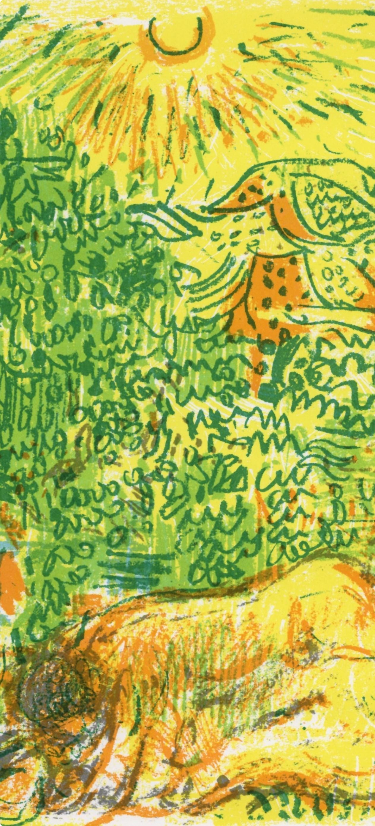 Andr Cottavoz, Composition, L'Odysse, Lithograph