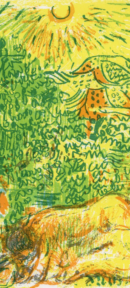 Andr Cottavoz, Composition, L'Odysse, Lithograph