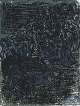 Andr Cottavoz, Composition, L'Odysse, Lithograph