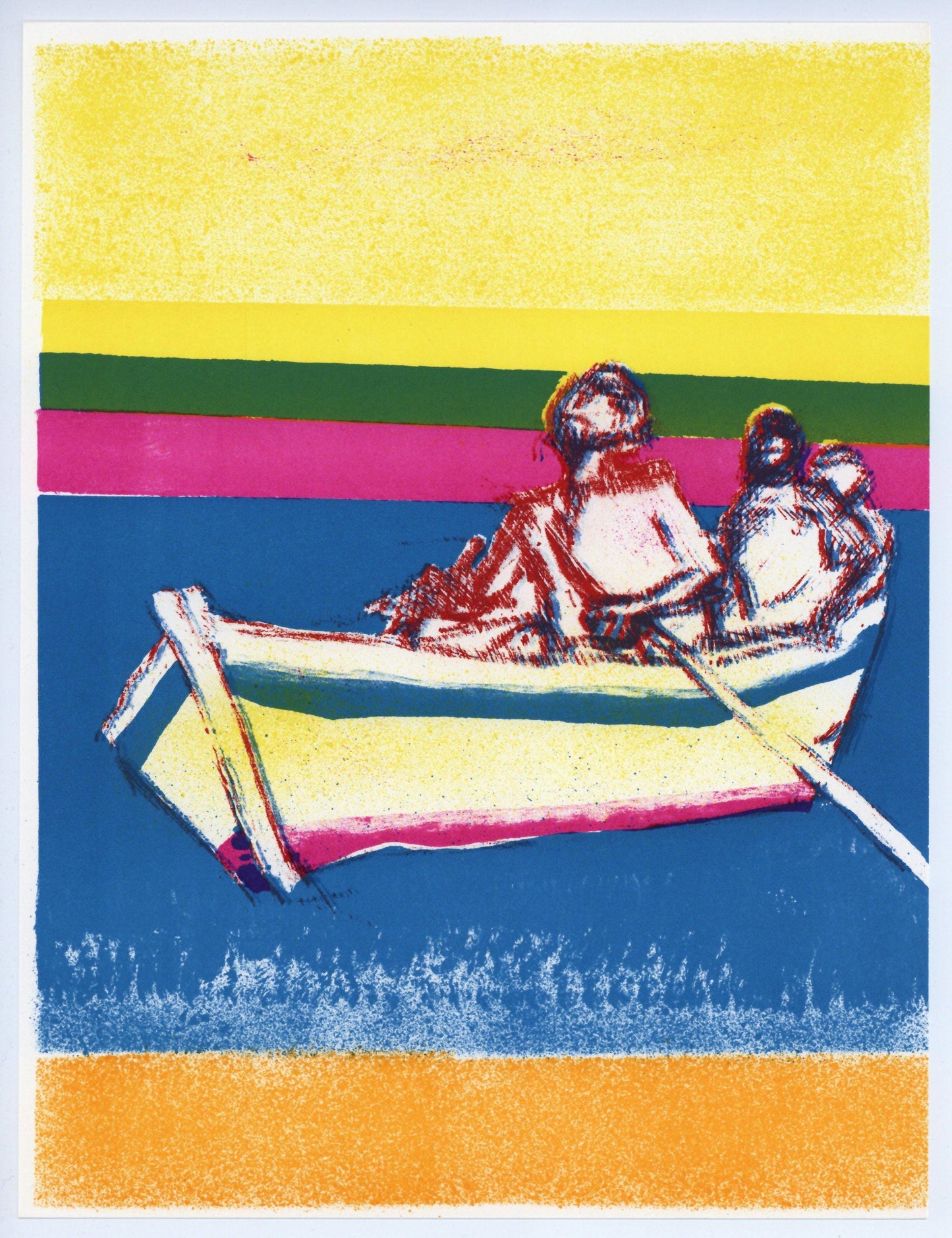 Paul Guiramand, Composition, L'Odysse, Lithograph