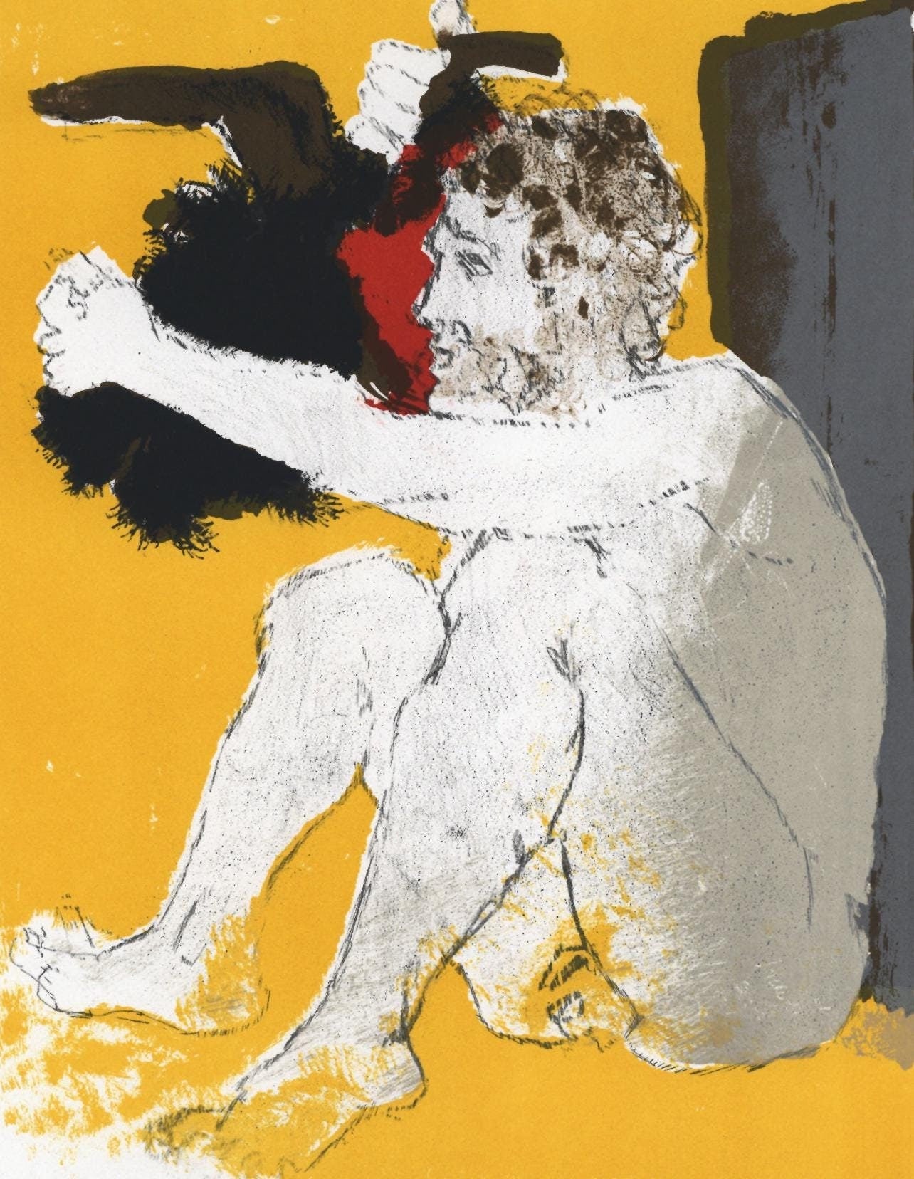 Paul Guiramand, Composition, L'Odysse, Lithograph