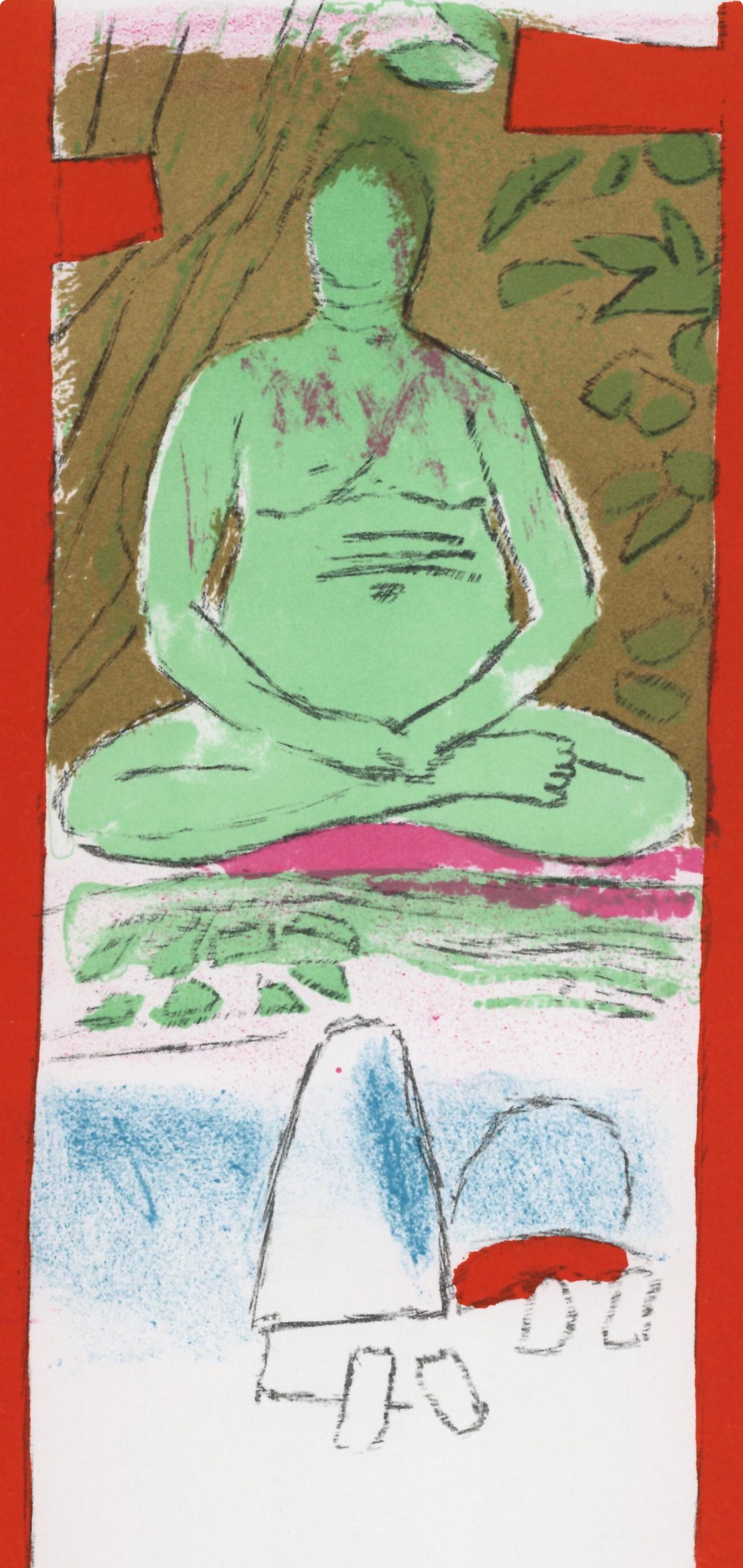 Paul Guiramand, Composition, L'Odysse, Lithograph