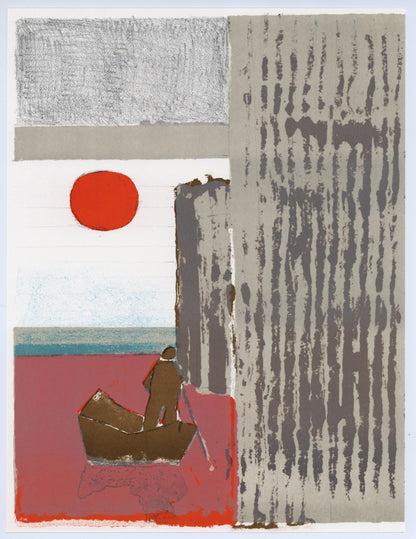 Paul Guiramand, Composition, L'Odysse, Lithograph