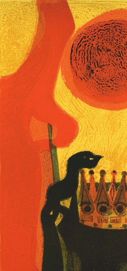 Andr Minaux, Composition, L'Odysse, Lithograph