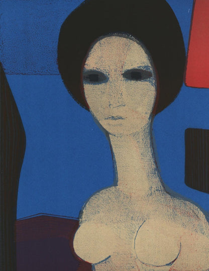 Andr Minaux, Composition, L'Odysse, Lithograph