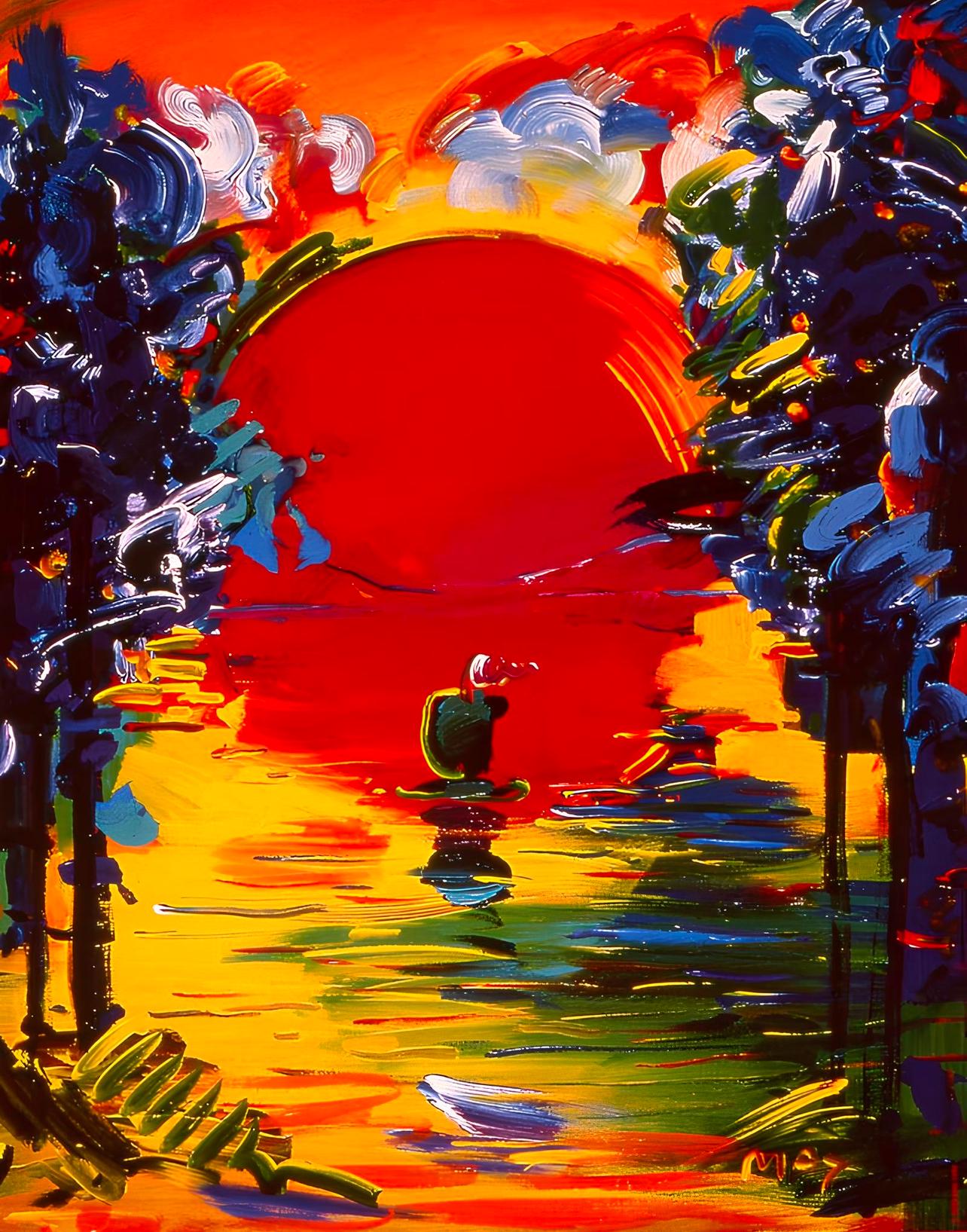 Peter Max, Better World, 2000, Hand Signed, Official Edition Offset Lithograph