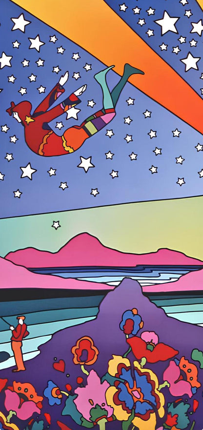 Peter Max, Earth Day, 1995, Hand Signed, Official Edition Offset Lithograph