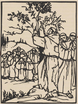 Mile Bernard, Composition (Morane, No. 100), Les Petites Fleurs De St. Franoise, Woodcut