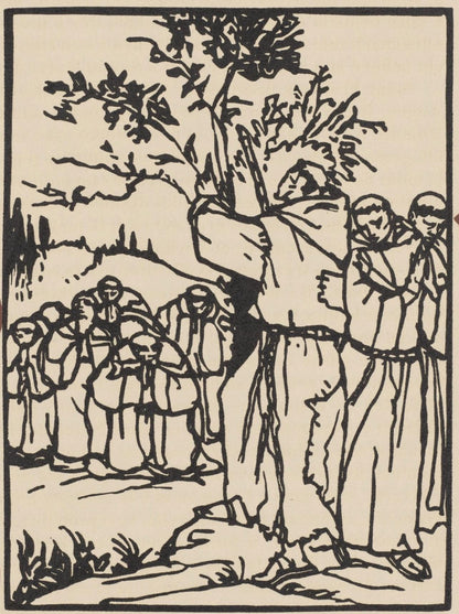 Mile Bernard, Composition (Morane, No. 100), Les Petites Fleurs De St. Franoise, Woodcut