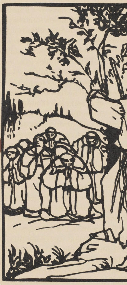 Mile Bernard, Composition (Morane, No. 100), Les Petites Fleurs De St. Franoise, Woodcut