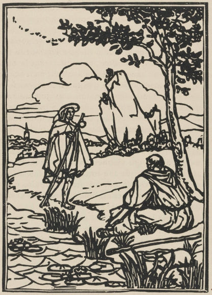 Mile Bernard, Composition (Morane, No. 100), Les Petites Fleurs De St. Franoise, Woodcut