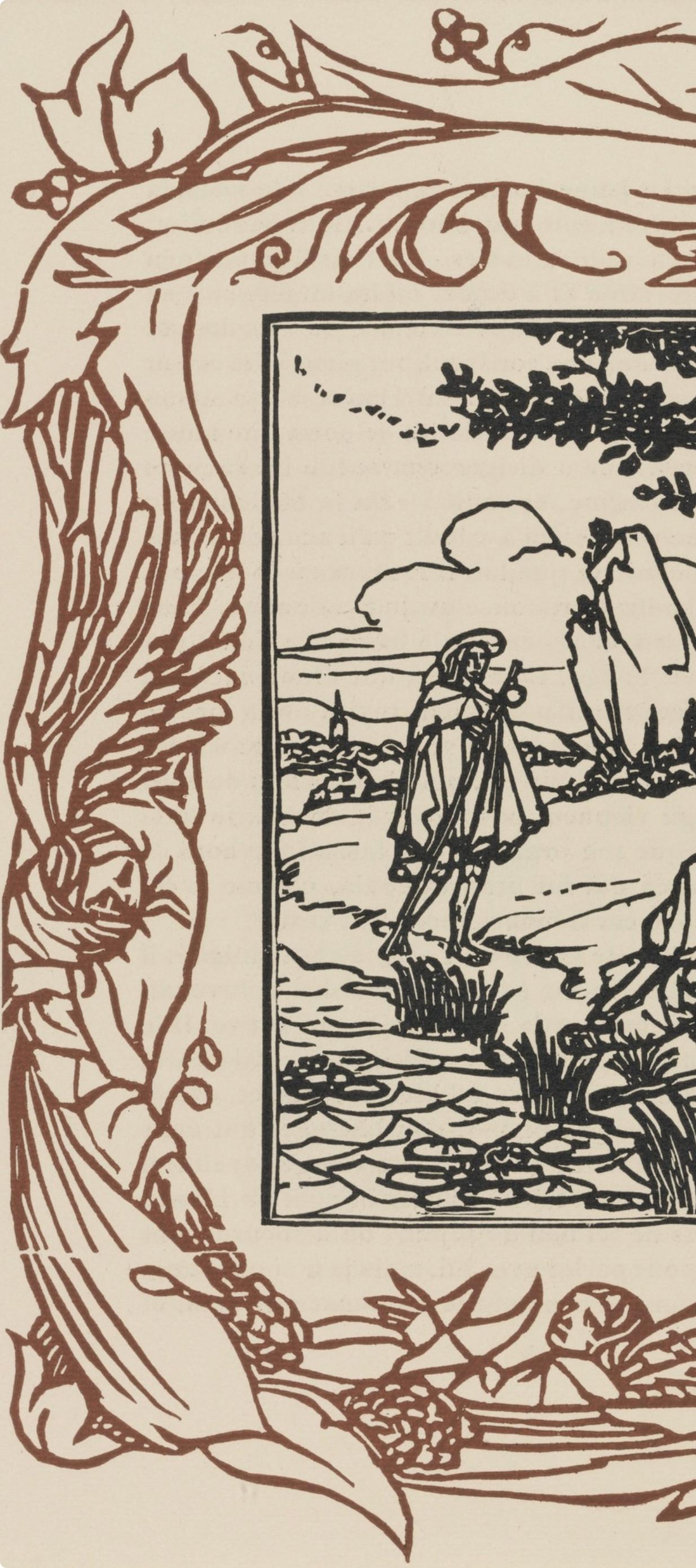 Mile Bernard, Composition (Morane, No. 100), Les Petites Fleurs De St. Franoise, Woodcut