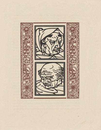 Mile Bernard, Composition (Morane, No. 100), Les Petites Fleurs De St. Franoise, Woodcut