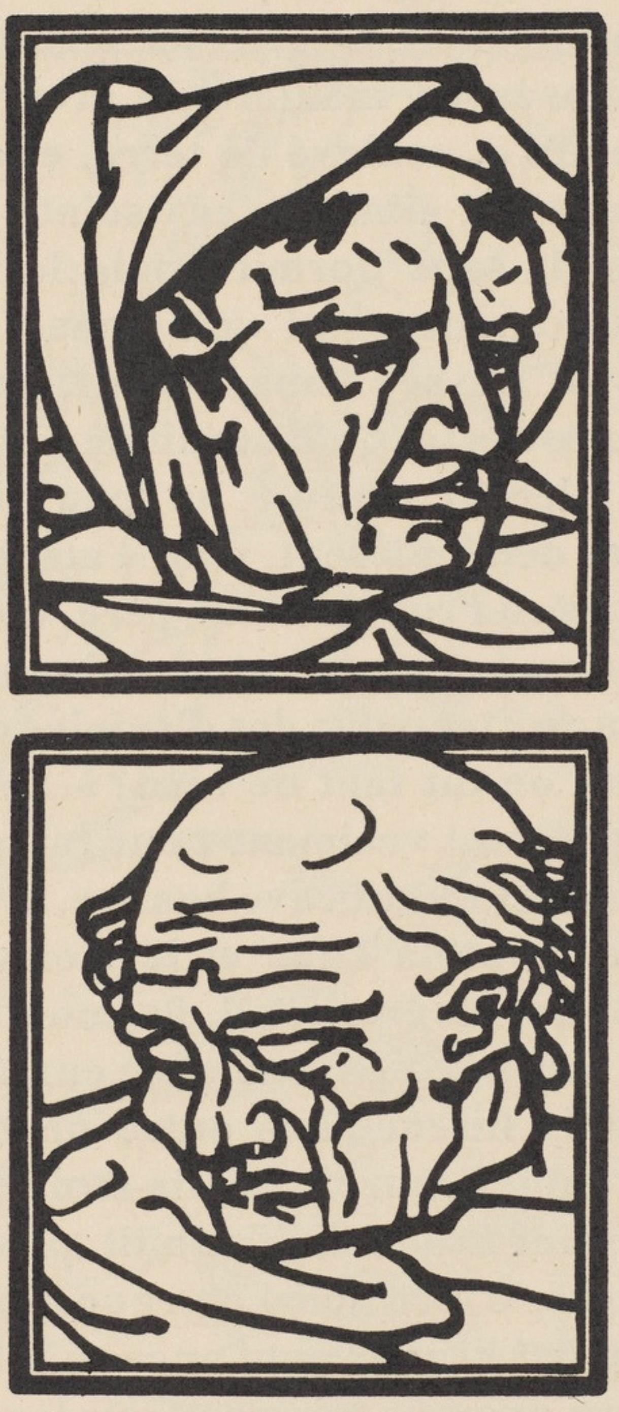 Mile Bernard, Composition (Morane, No. 100), Les Petites Fleurs De St. Franoise, Woodcut