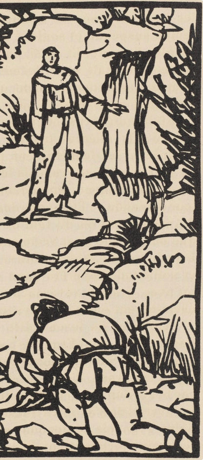 Mile Bernard, Composition (Morane, No. 100), Les Petites Fleurs De St. Franoise, Woodcut