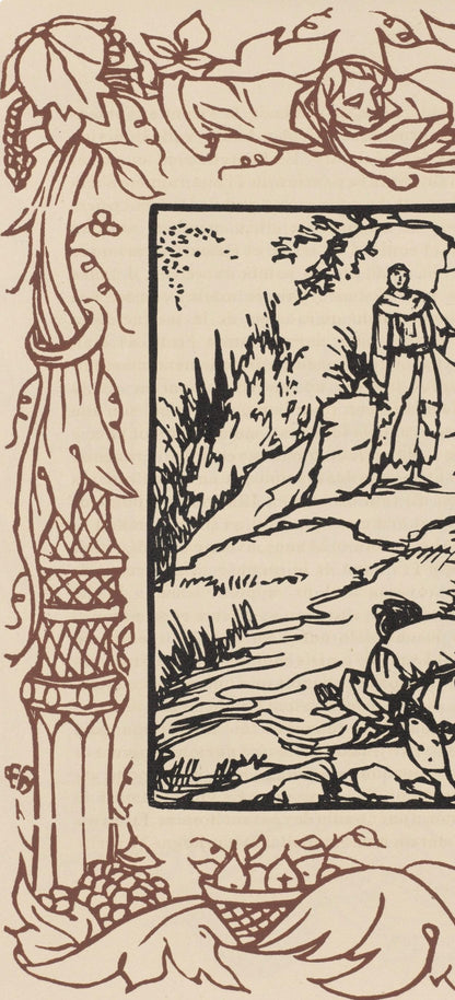 Mile Bernard, Composition (Morane, No. 100), Les Petites Fleurs De St. Franoise, Woodcut