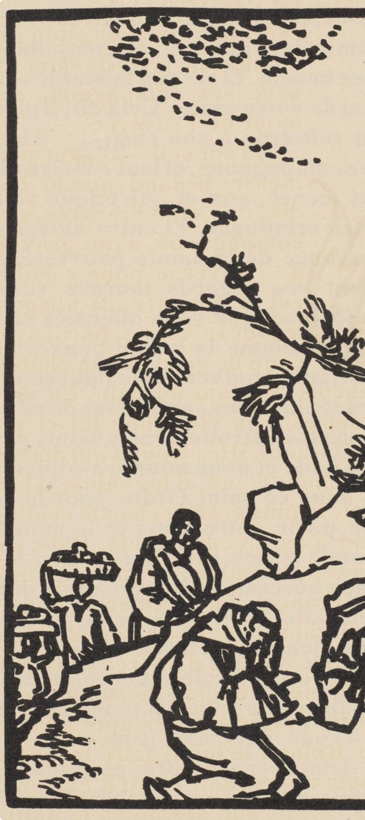 Mile Bernard, Composition (Morane, No. 100), Les Petites Fleurs De St. Franoise, Woodcut