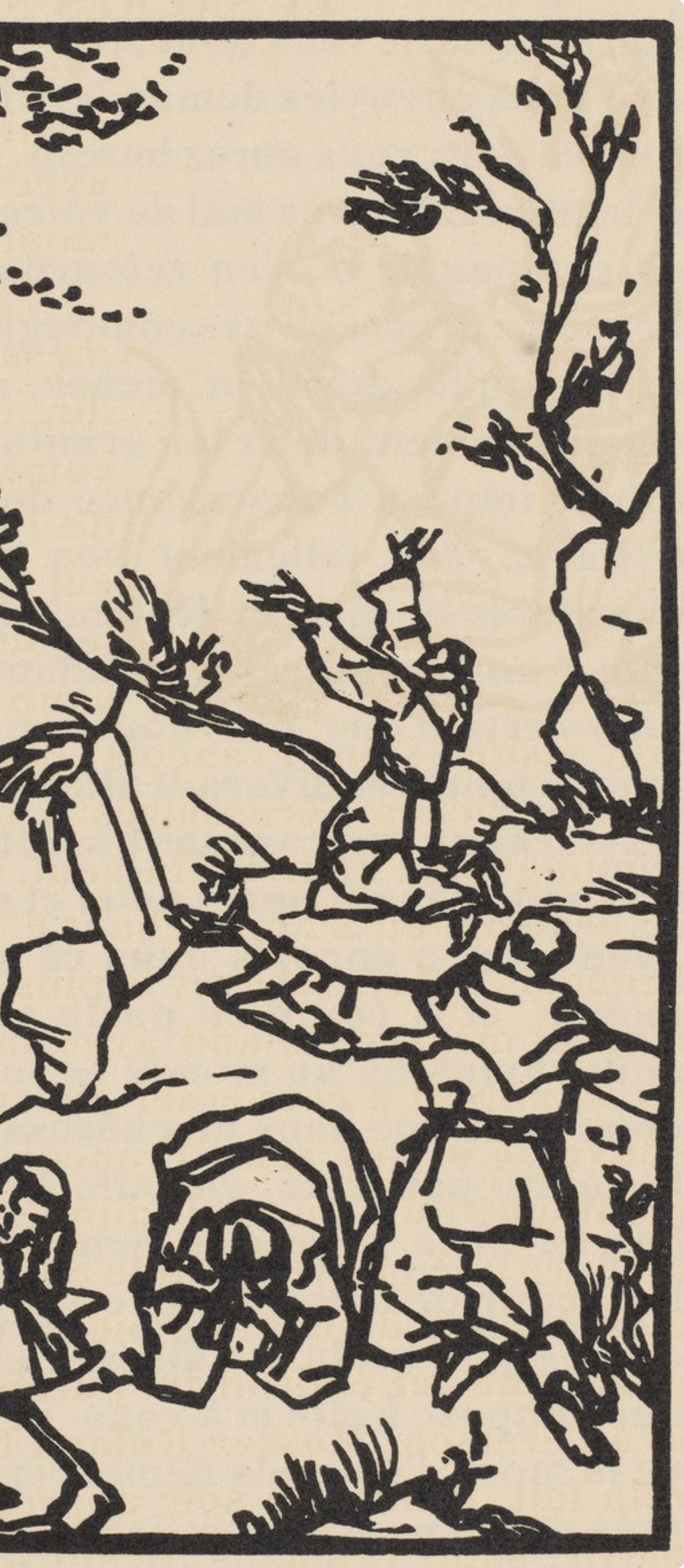 Mile Bernard, Composition (Morane, No. 100), Les Petites Fleurs De St. Franoise, Woodcut