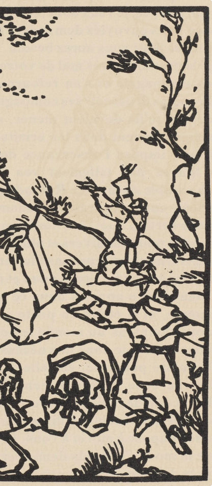 Mile Bernard, Composition (Morane, No. 100), Les Petites Fleurs De St. Franoise, Woodcut