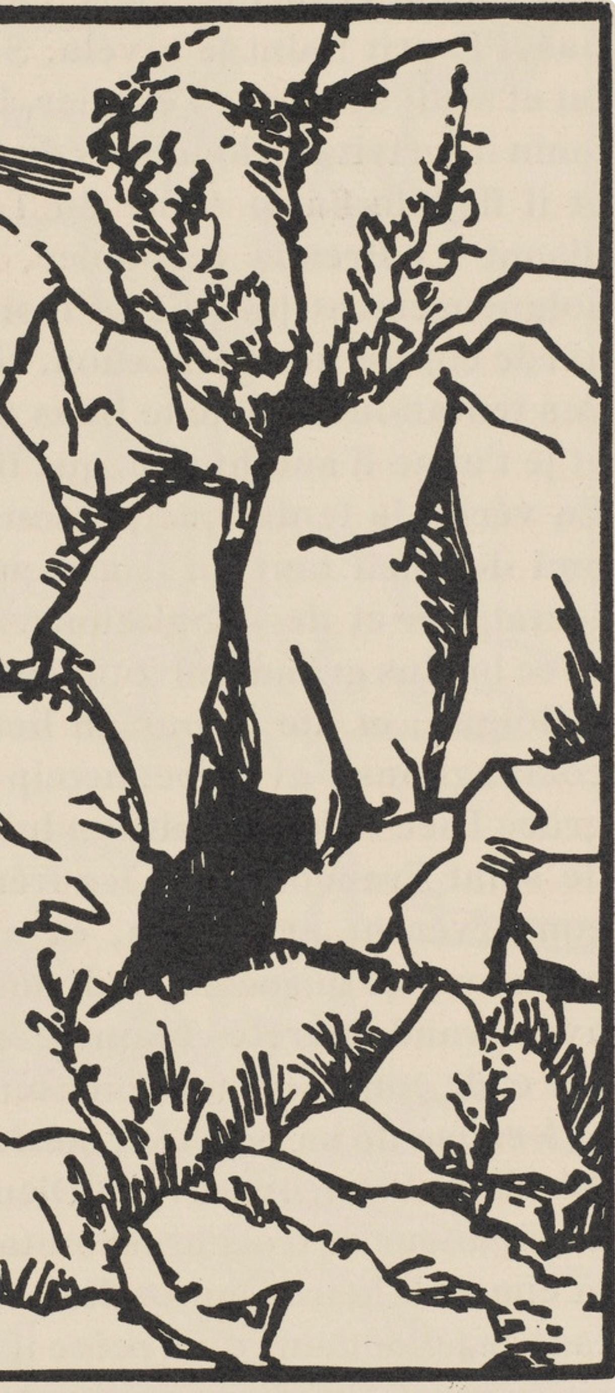 Mile Bernard, Composition (Morane, No. 100), Les Petites Fleurs De St. Franoise, Woodcut