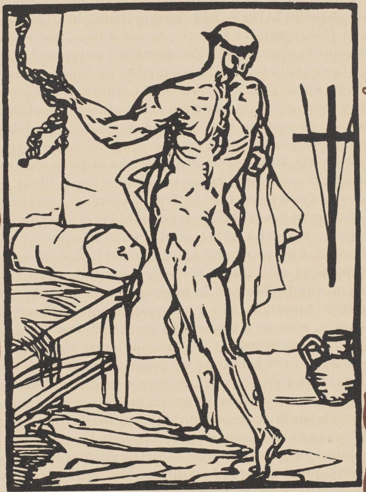 Mile Bernard, Composition (Morane, No. 100), Les Petites Fleurs De St. Franoise, Woodcut