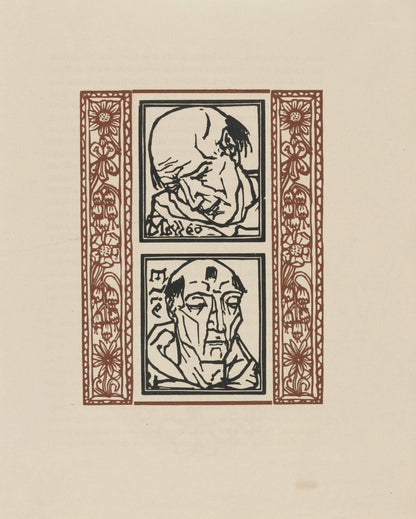 Mile Bernard, Composition (Morane, No. 100), Les Petites Fleurs De St. Franoise, Woodcut