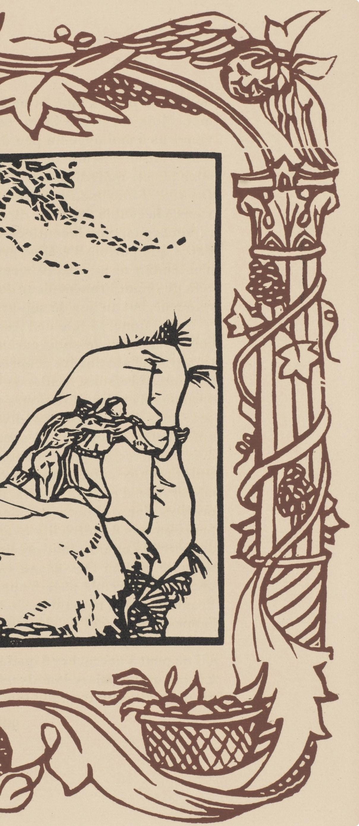 Mile Bernard, Composition (Morane, No. 100), Les Petites Fleurs De St. Franoise, Woodcut