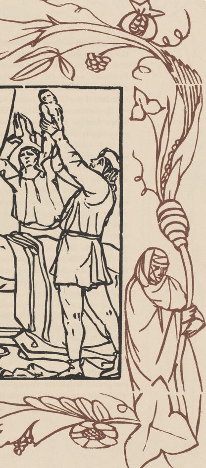 Mile Bernard, Composition (Morane, No. 100), Les Petites Fleurs De St. Franoise, Woodcut