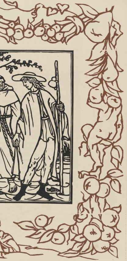 Mile Bernard, Composition (Morane, No. 100), Les Petites Fleurs De St. Franoise, Woodcut