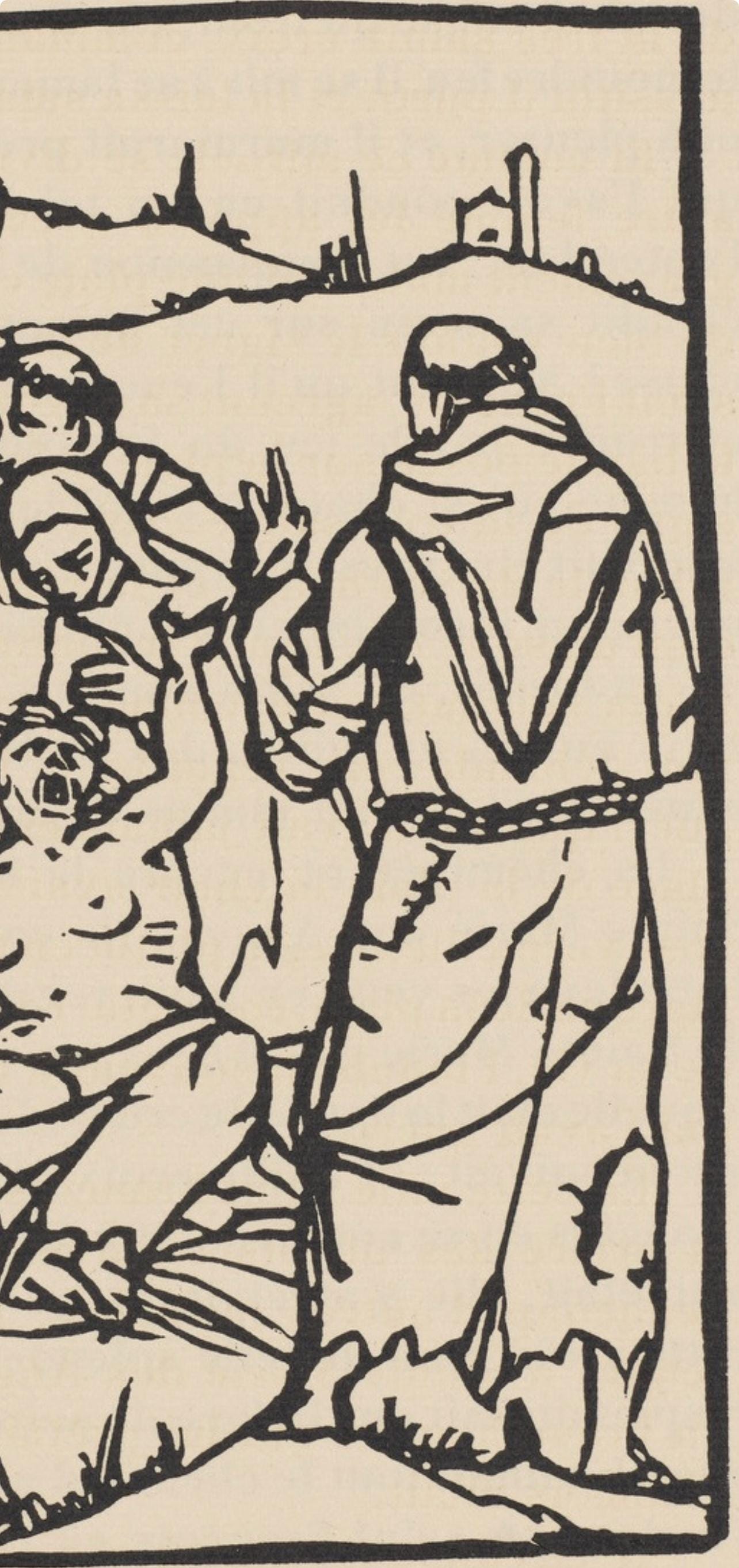 Mile Bernard, Composition (Morane, No. 100), Les Petites Fleurs De St. Franoise, Woodcut