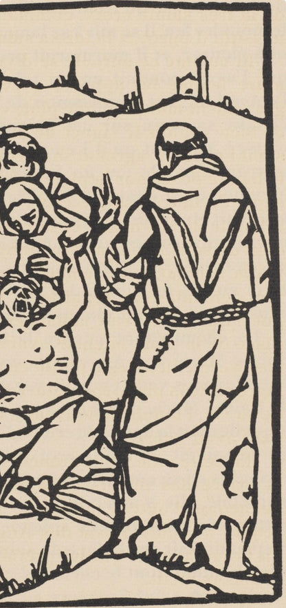 Mile Bernard, Composition (Morane, No. 100), Les Petites Fleurs De St. Franoise, Woodcut