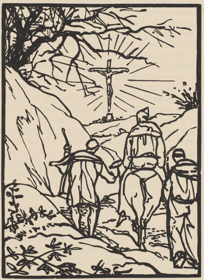 Mile Bernard, Composition (Morane, No. 100), Les Petites Fleurs De St. Franoise, Woodcut