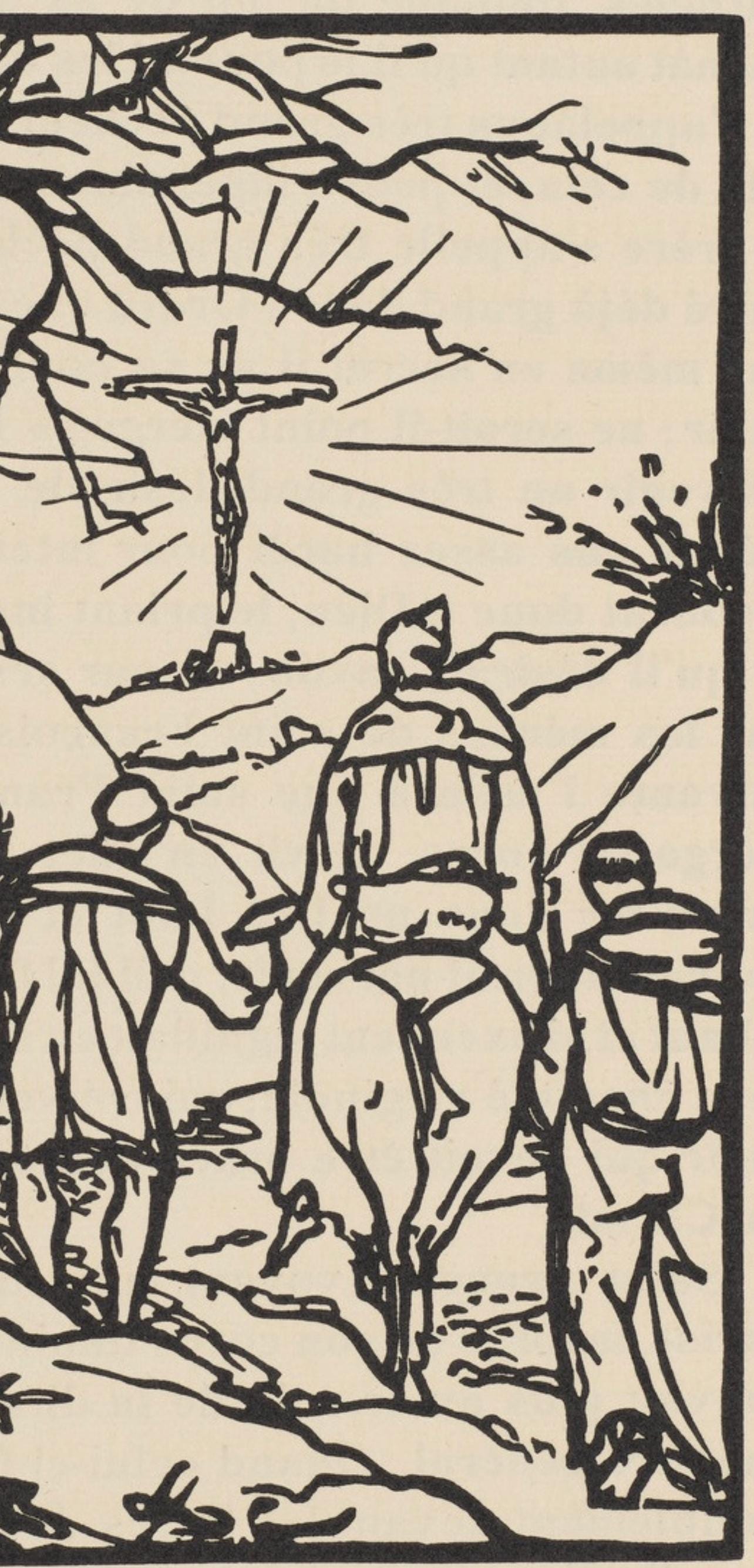 Mile Bernard, Composition (Morane, No. 100), Les Petites Fleurs De St. Franoise, Woodcut