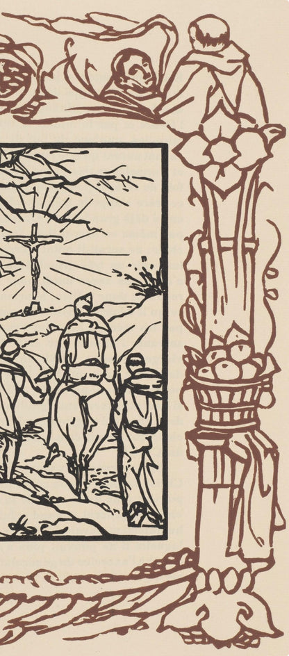 Mile Bernard, Composition (Morane, No. 100), Les Petites Fleurs De St. Franoise, Woodcut