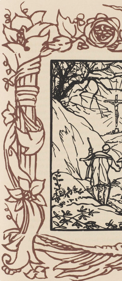 Mile Bernard, Composition (Morane, No. 100), Les Petites Fleurs De St. Franoise, Woodcut