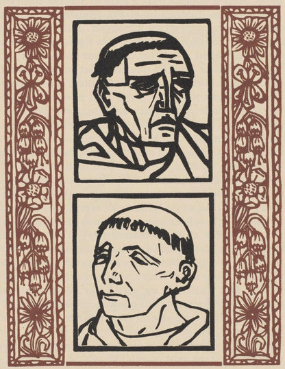 Mile Bernard, Composition (Morane, No. 100), Les Petites Fleurs De St. Franoise, Woodcut
