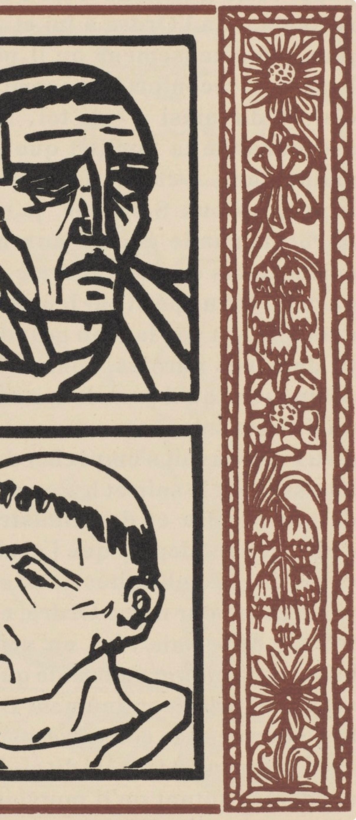 Mile Bernard, Composition (Morane, No. 100), Les Petites Fleurs De St. Franoise, Woodcut