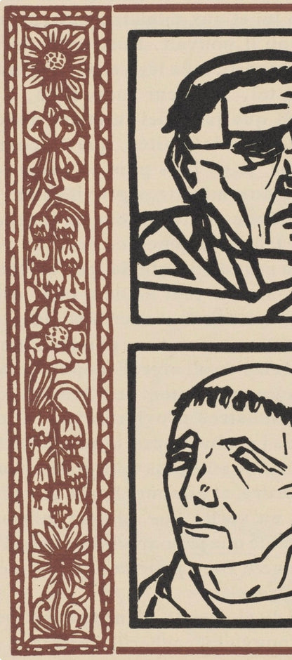 Mile Bernard, Composition (Morane, No. 100), Les Petites Fleurs De St. Franoise, Woodcut