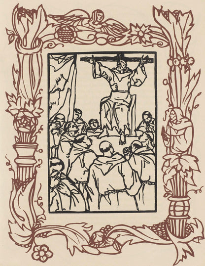 Mile Bernard, Composition (Morane, No. 100), Les Petites Fleurs De St. Franoise, Woodcut