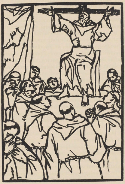 Mile Bernard, Composition (Morane, No. 100), Les Petites Fleurs De St. Franoise, Woodcut