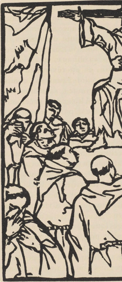 Mile Bernard, Composition (Morane, No. 100), Les Petites Fleurs De St. Franoise, Woodcut