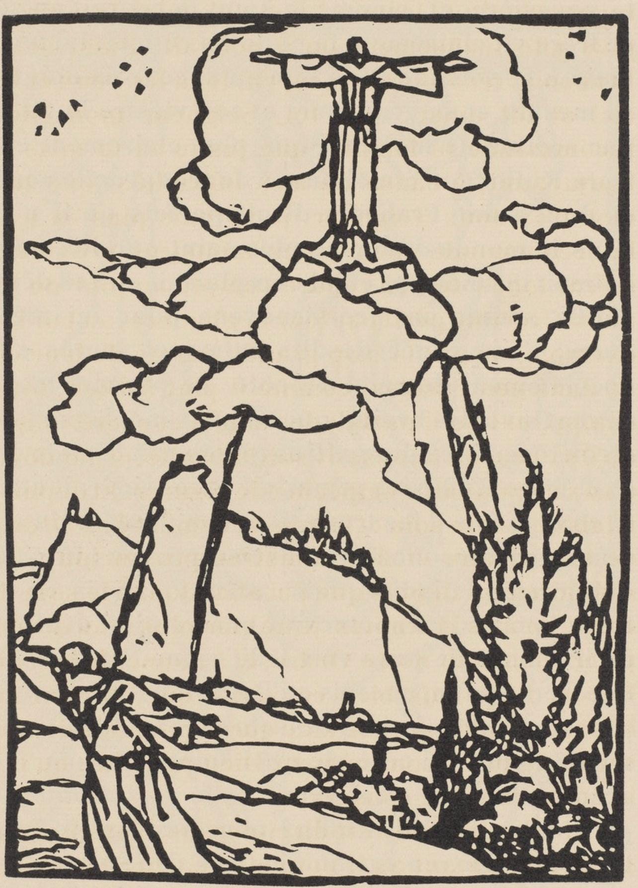 Mile Bernard, Composition (Morane, No. 100), Les Petites Fleurs De St. Franoise, Woodcut