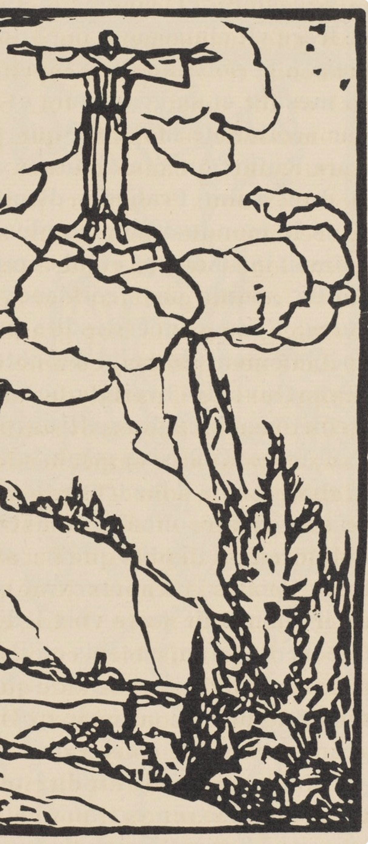 Mile Bernard, Composition (Morane, No. 100), Les Petites Fleurs De St. Franoise, Woodcut