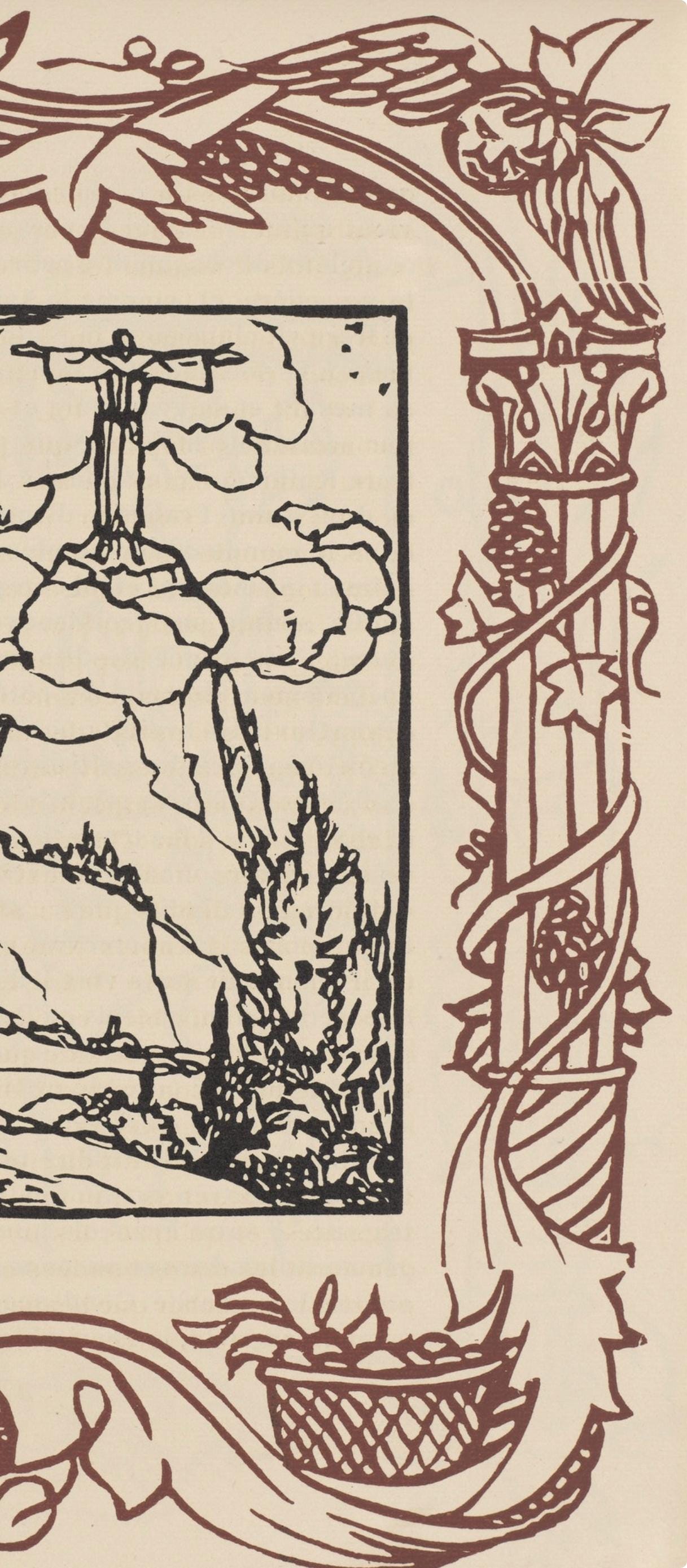 Mile Bernard, Composition (Morane, No. 100), Les Petites Fleurs De St. Franoise, Woodcut