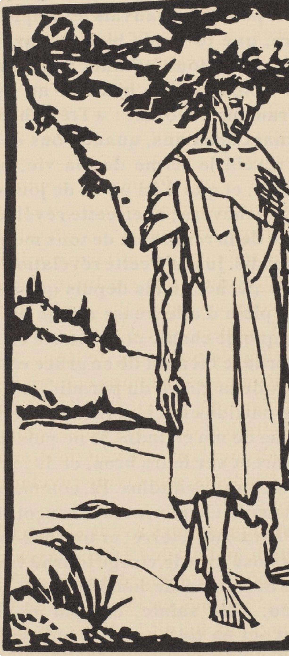 Mile Bernard, Composition (Morane, No. 100), Les Petites Fleurs De St. Franoise, Woodcut