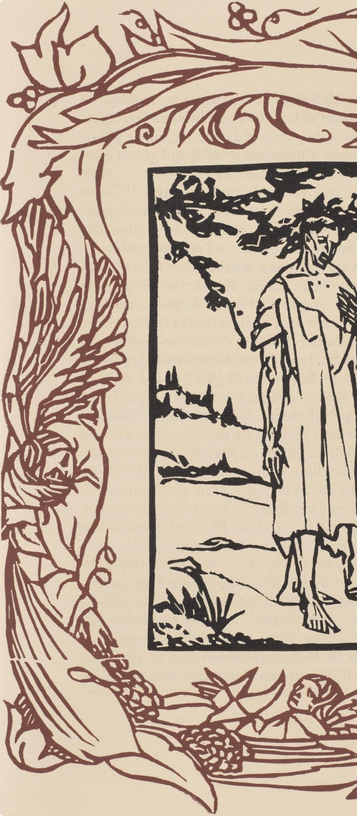 Mile Bernard, Composition (Morane, No. 100), Les Petites Fleurs De St. Franoise, Woodcut